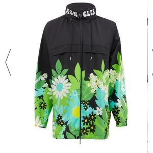 NEW MONCLER RICHARD QUINN Pat Floral Jacket with enclosed hood. SIZE MED